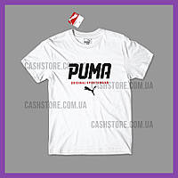 Футболка Puma 'Graphic Print' с биркой | Пума | Белая