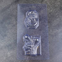 Молд для шоколаду Восьминка та крокуси