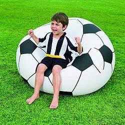 Надувне крісло "Футбольний м'яч" Beanless Soccer Ball Chair 114х112х71 см