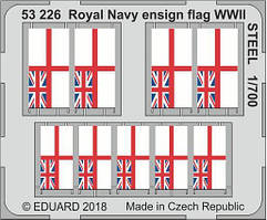 Флаги Royal Navy часів Другої Світової, сталь. 1/700 EDUARD 53226