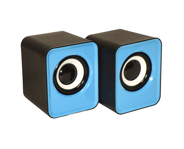 Блакитні комп'ютерні колонки акустика IS 12 220v | акустичні потужні ...