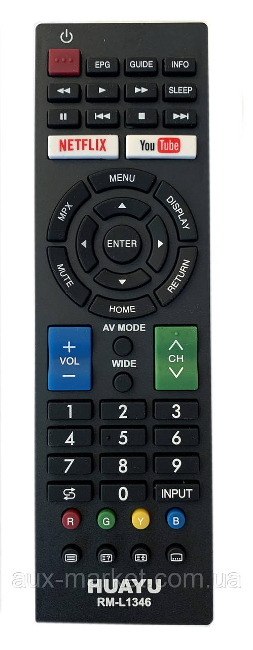 Пульт для SHARP RM-L1346 універсальний, HUAYU