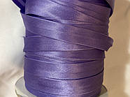 Коса бейка атласна, (бузкового кольору) 1.5 см