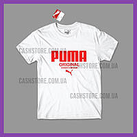 Футболка Puma 'ATHLETICS TEE' с биркой | Пума | Белая