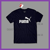 Футболка Puma 'Essentials Tee' с биркой | Пума | Темно-синяя