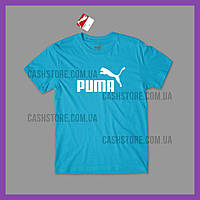 Футболка Puma 'Essentials Tee' с биркой | Пума | Голубая