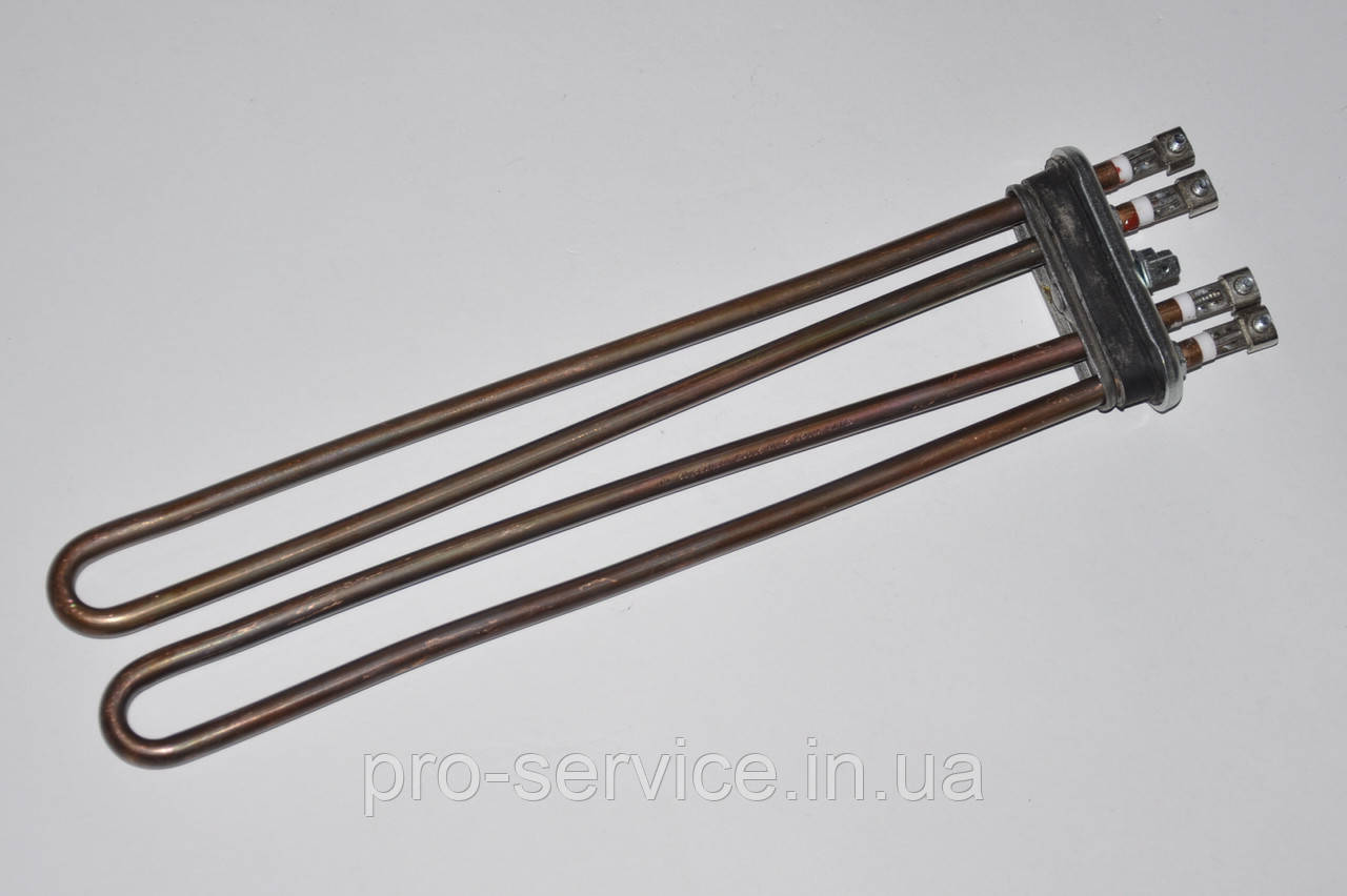 ТЕН 4000W (2000W + 2000 W) L = 300 mm для промислових пральних машин