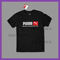 Футболка Puma 'Box Logo' с биркой | Пума | Черная