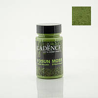 Акрилова фарба для створення ефекту мохом Dark Green Moss Effect, 90 мл, Темно зелений, Cadence, ME-3640