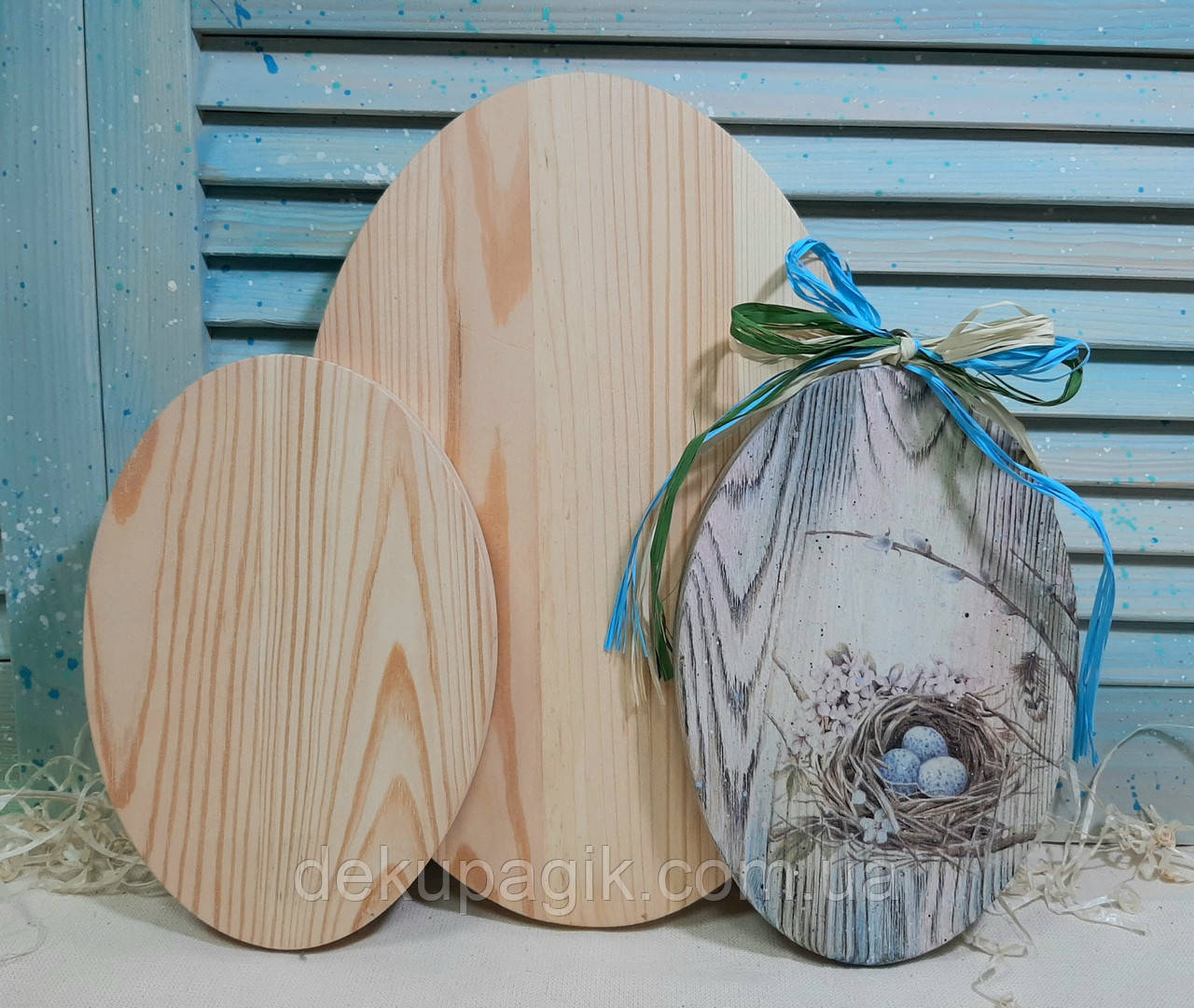 Панно Овал 32х22см, сосна., фото 1