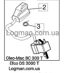 Оригінальний модуль запалювання Oleo-Mac BC300T,BC320T/Efco DS3000T,BS3200T