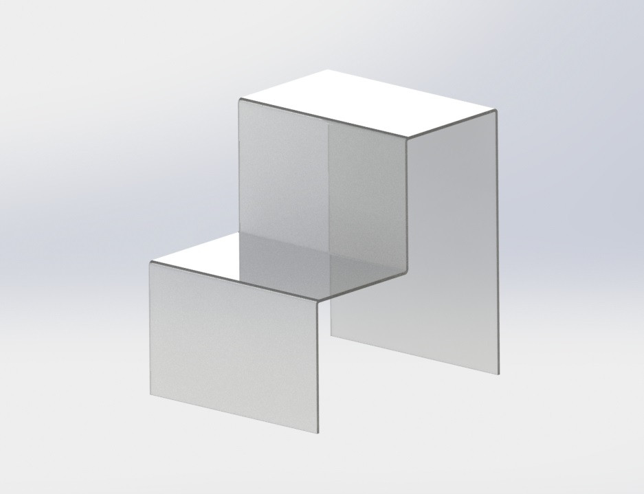 Горка под товар 210 x 220 x 1.8 мм.