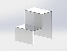 Горка под товар 210 x 220 x 1.8 мм.