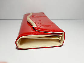 Клатч лаковий колір червоний, фото 3