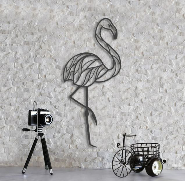 КАРТИНА З ДЕРІВА "ФЛАМІНГО ПТИЦЯ", фото 1