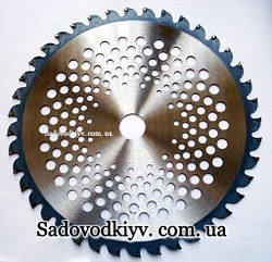 Диск переможний/Фреза для мотокоси D 255 мм/25.4mm посадковий отвір