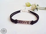Браслет любов love для закоханих I love you, фото 3