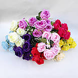 Букет троянда з ромашкою 35 см (20 шт. в уп), фото 3