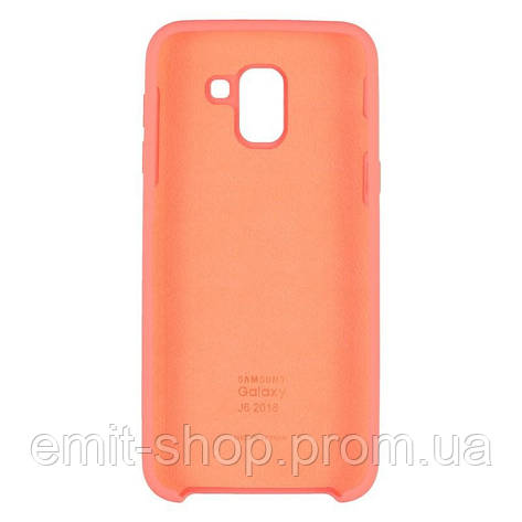 Оригінальний чохол Soft touch для Samsung Galaxy J6 2018 (SM-J600) Рожевий, фото 2