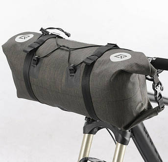 Велосипедна сумка на кермо Rockbros 15л AS-015 BlackGold Edition Вологозахистна