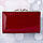 Жіночий шкіряний червоний гаманець Kafa з блокуванням RFID-сигналів, фото 4