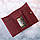 Жіночий шкіряний червоний гаманець Kafa з блокуванням RFID-сигналів, фото 5