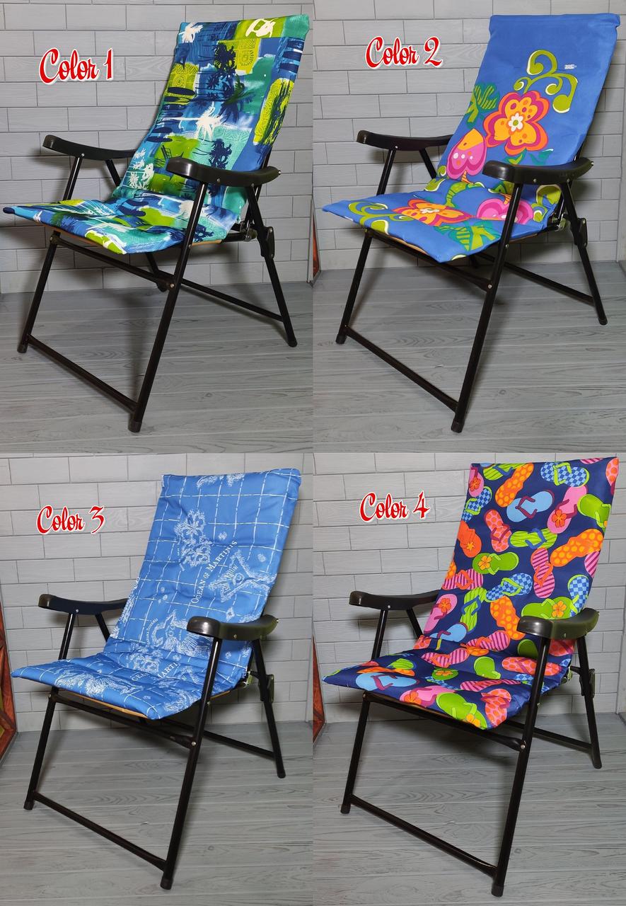 Крісло шезлонг посилене розкладне. Стілець туристичний складаний MH3082, фото 1