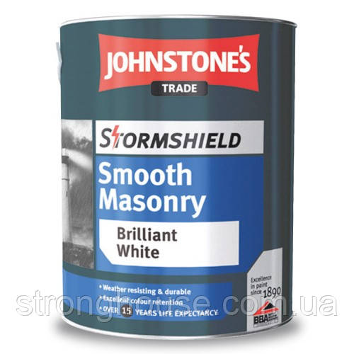 Johnstone's Stormshield Smoosh Masonry Finish 10 л Фасадна фарба Джонстоун Стормшилд