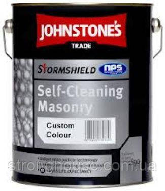 Johnstone's Stormshield Self- Cleaning Masonry 10 л Фарба для зовнішніх робот Джонстоун Стормшилд Селф Клінінг