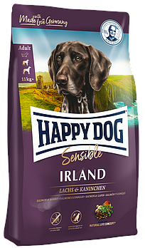 Сухий корм HAPPY DOG Supreme LifePlus Irland з лососем і кроликом для собак з чутливим травленням,