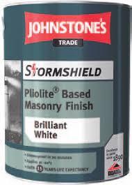 Johnstone's Stormshield Pliolite Based Masonry Finish 5 л Фасадна фарба Джонстоун Стормшилд