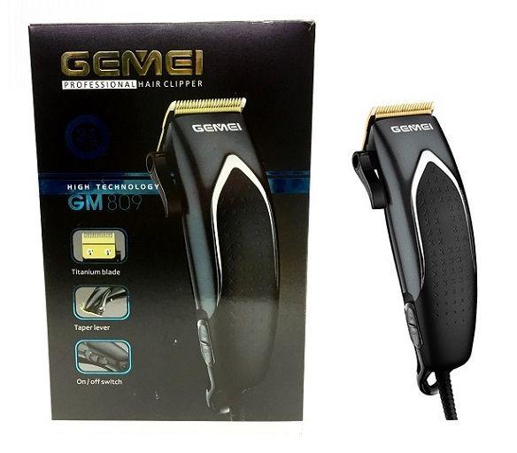 Професійна машинка — тример для стриження волосся Gemei GM-809 з насадками, фото 1