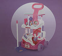 Набір для прибирання дитячий 5938 c пилососом на колесах, фото 3