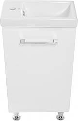 Тумба підлогова Como-40 біла з умивальником Como-40