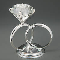 Подсвечник металлический Unicorn Studio Свадебные Кольца 16 см 036G кольцо в виде кольца колец