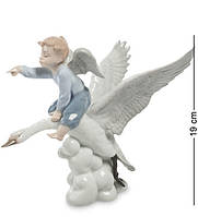 Статуэтка Pavone Ангелок 19 см 110125 фарфор фарфоровая фигурка павоне ангел мальчик лебедь
