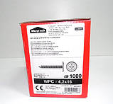 Саморіз з пресшайбою Wkret-met Klimas WPC 4,2x16 мм по металу гострий без бура упаковка 1000 штук, фото 2