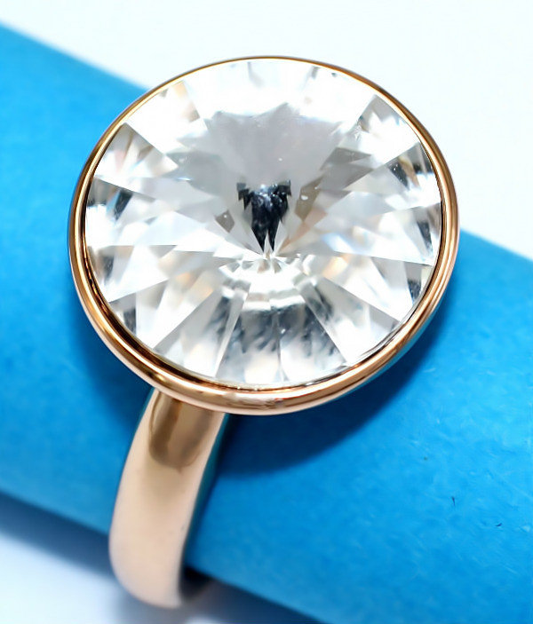 Каблучка XР. Позолота 18К. Камені: Swarovski. Є: 16р