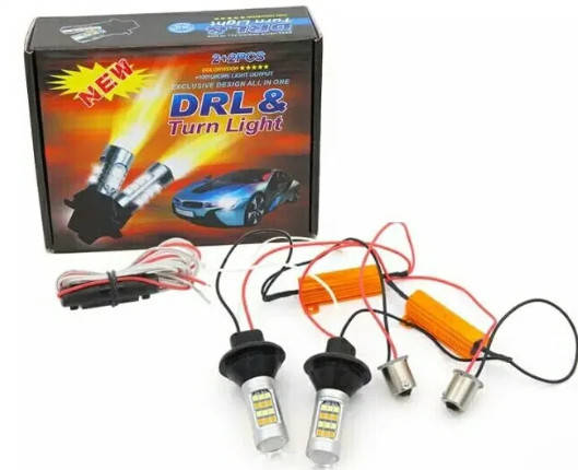 Дневные ходовые огни Дхо в поворотники с режимом функцией поворота 1156 ...