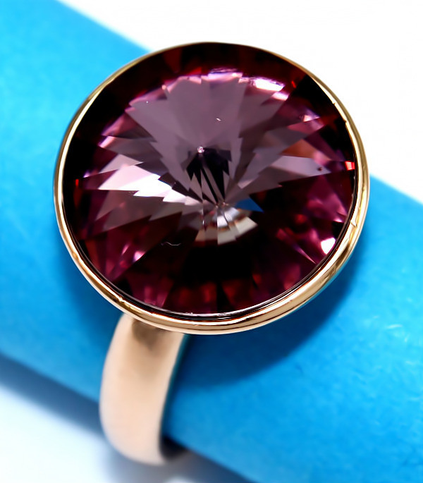 Каблучка XР. Позолота 18К. Камені: Swarovski. Є: 16р