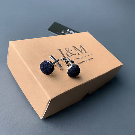 Запонки I&M Craft темно-сині (500117Z), фото 2