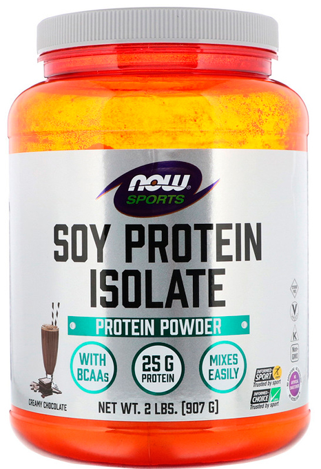 Соєвий протеїн ізолят Now Foods Soy Protein Isolate 910 грам