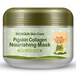 Маска для обличчя з колагеном Bioaqua Pigskin Collagen Nourishing, 100мл
