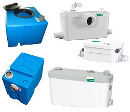 Жировловлювачі під мийку і каналізаційні станції Sprut, Sololift і HiSewLift