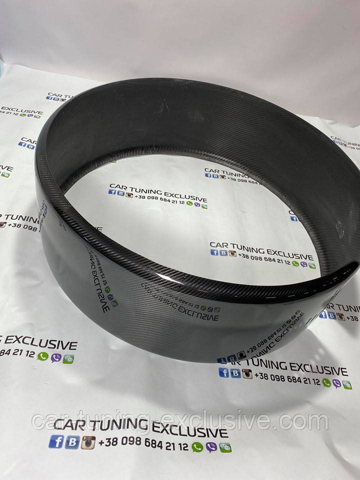 Carbon spare wheel holder for Mercedes G-class