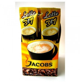 Кава розчинна JACOBS MONARCH LATTE 3В1, СТІК (10 ШТУК) Original