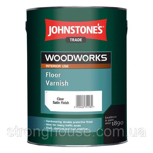 Johnstone's Floor Varnish Satin 5 л Лак для підлоги Джонстоун Флур Сатин Ваніш
