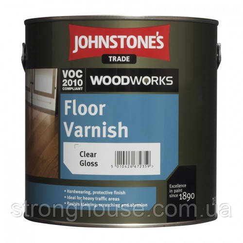 Johnstone's Floor Varnish Gloss 5 л Лак для підлоги Джонстоун Флур Ваніш Глос
