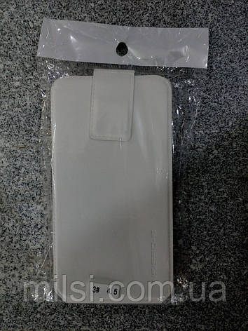 Чохол-книжка універсальна 4.2-4.5" white дерм верхня +силікон 03 S-Design, фото 1