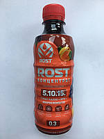 Органо-мінеральне добриво Rost концентрат налив плодів NPK 5.10.15 0,3 л